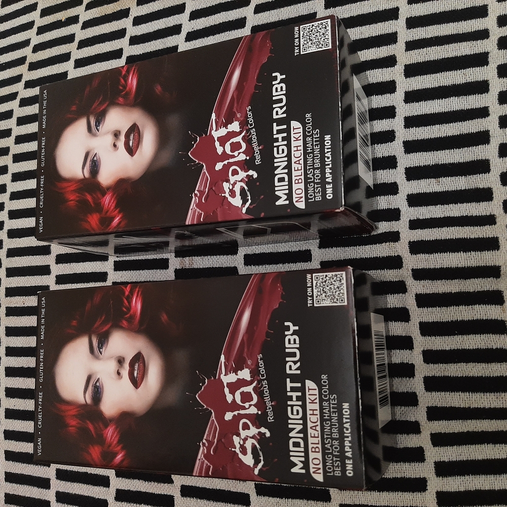 2 Pack!! Splat Midnight Ruby Hair Color